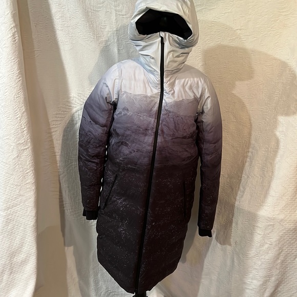 lululemon athletica Jackets & Blazers - Lululemon Slush Hour Parka Glacier Vista White Grey, size 4